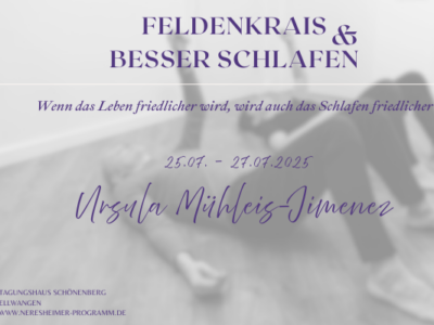 Feldenkrais und besser schlafen